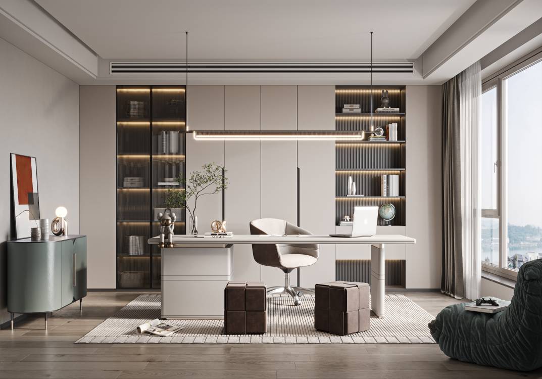 Modern Study Room Interior Design