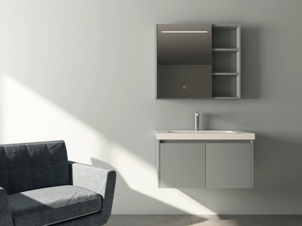 Versatile Custom-Made Three Shelf Bathroom Cabinet (S-213-90B)