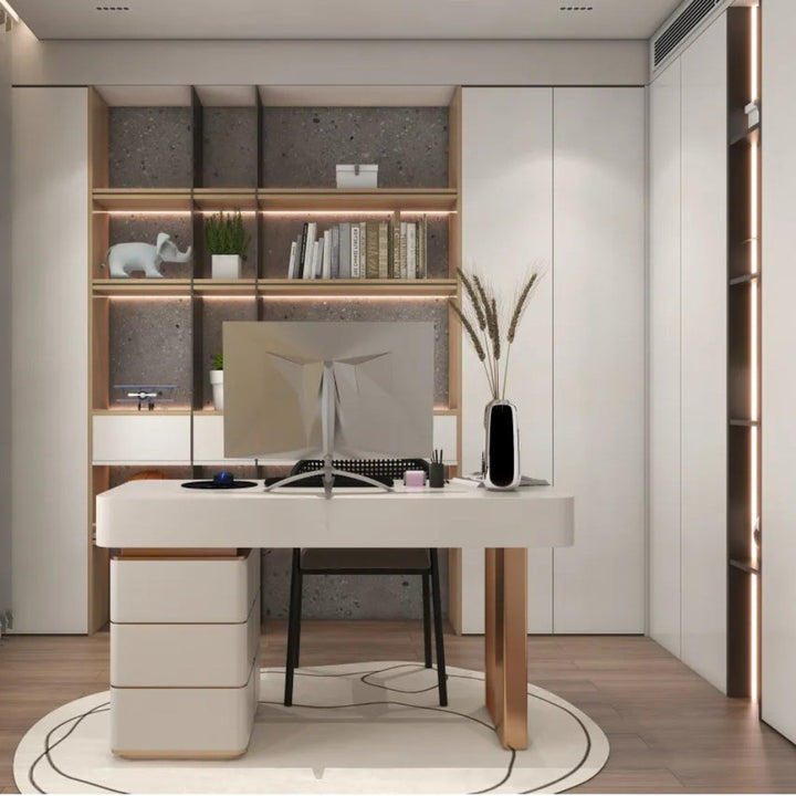 Cabinet Design Study Room Design Minimalist - Serene Elegance 1