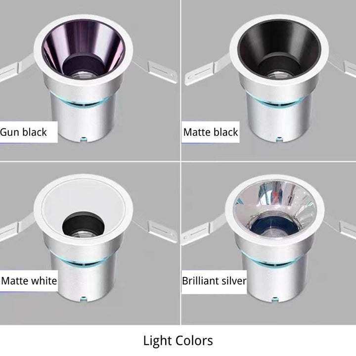 Cabinet Mini COB Embedded Round Recessed Ceiling Spotlight