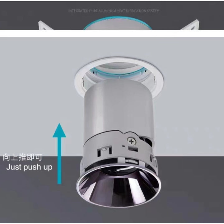 Cabinet Mini COB Embedded Round Recessed Ceiling Spotlight