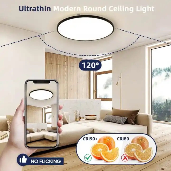 Ultra-thin surface mounted LED Ceiling Lamp