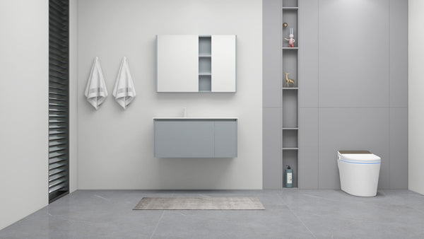 Modern Custom Made Two Side Bathroom Cabinet (S-212-100B)