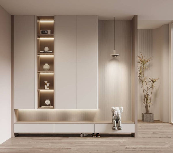 Three Drawer Style Shoe Cabinet Storage for Living Room/Entrance
