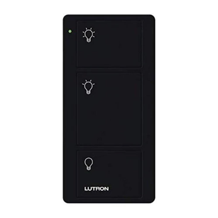 Lutron PM2-3B-TBL-L01：3 Button Light Black
