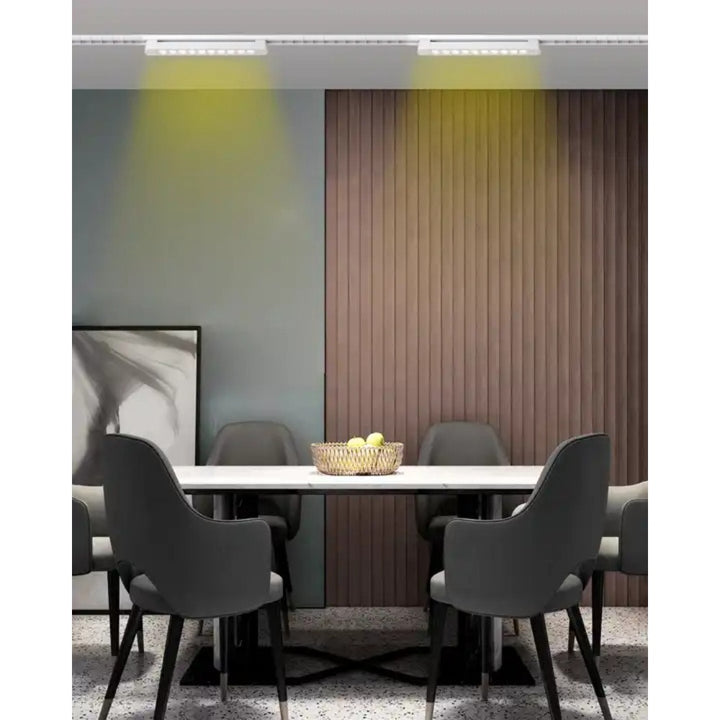 Ultra Thin Surface Mounted Track Grid Light(Home Example)