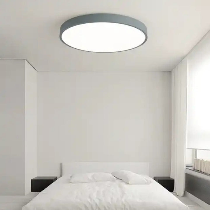 Modern Tri-Colour Round LED Ceiling Lamp/Lights