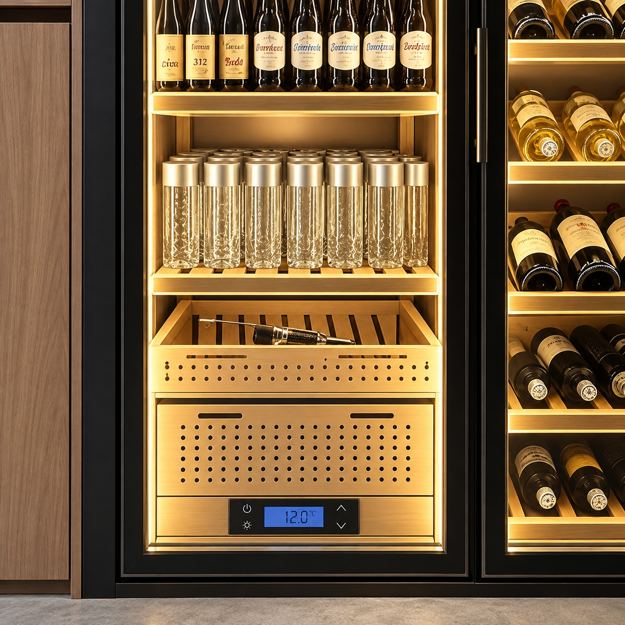 Climate-controlled wine and cigar storage in Singapore