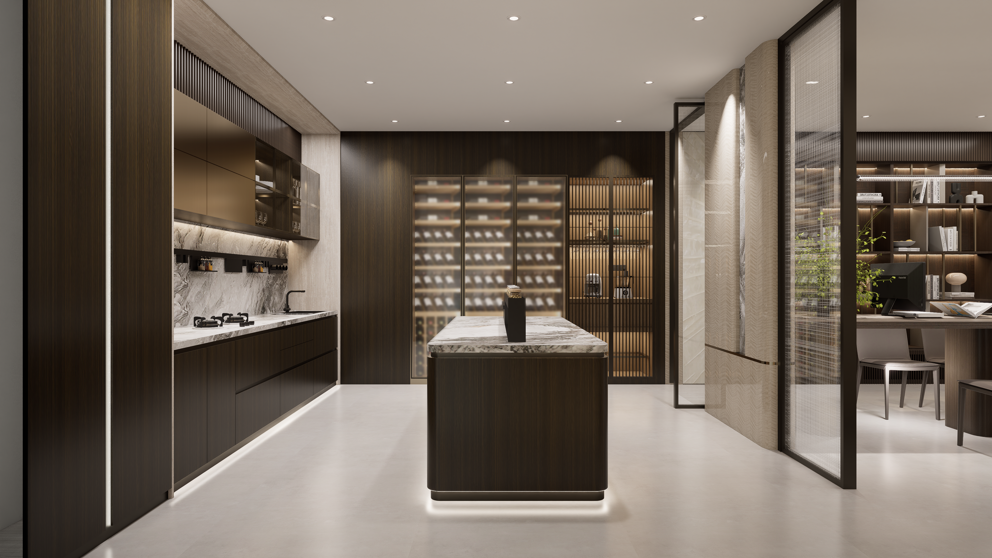 Custom dining room cabinetry by Meerkat Home Singapore