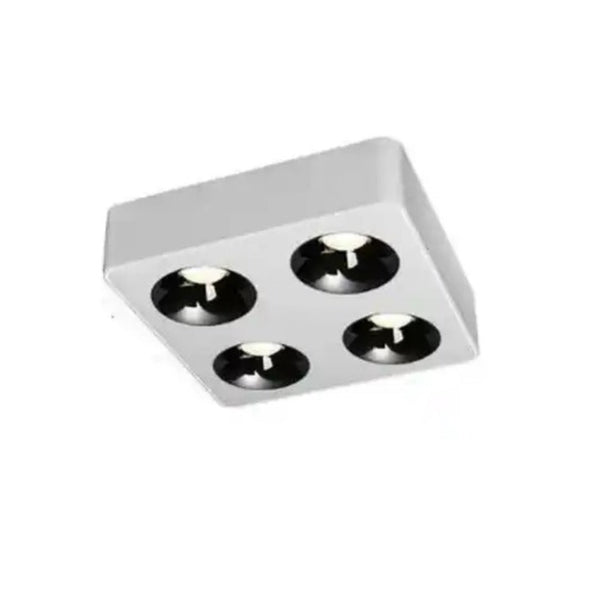 Square Four Head Ceiling Spotlight