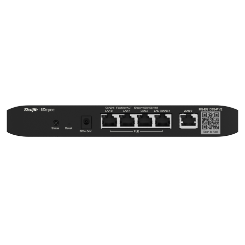 Ruijie/Reyee Cloud Managed PoE Router.