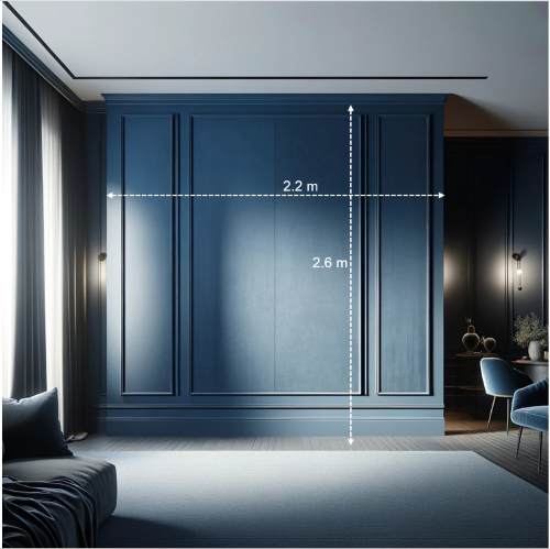 Blue Streak Solid Color Korean Series Wall Panels (6 colors) | Meerkat Home