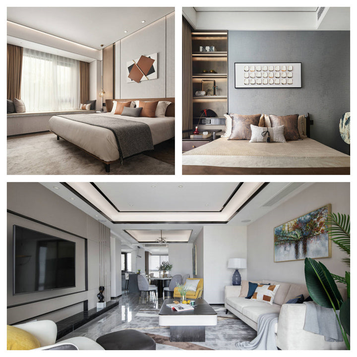 Cloth Series--Wall panel with bamboo charcoal fiber technology for interior wall decor and peel and stick easy installation.