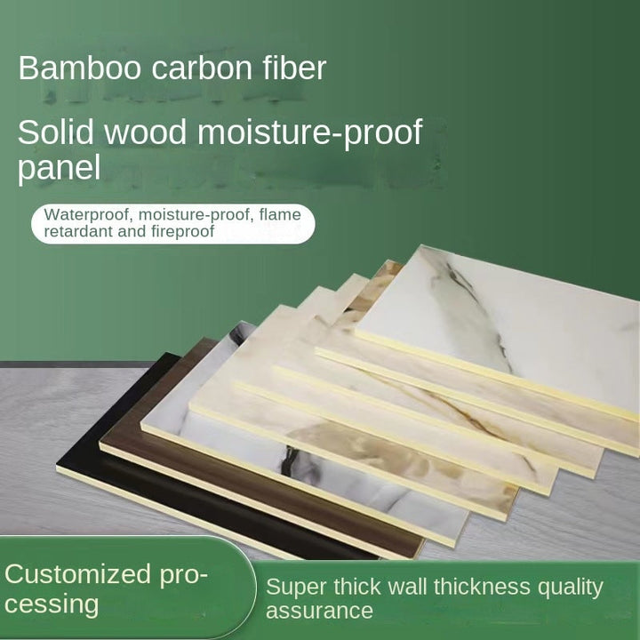 Luxury Series--Wall panel with bamboo charcoal fiber technology for interior wall decor and peel and stick easy installation.
