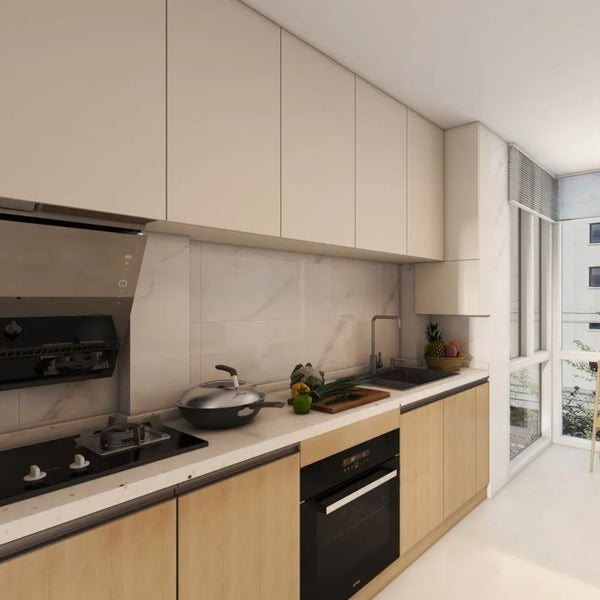 Cabinet Design Kitchen Cabinet Design japandi Style - Tokyo Tranquility 1